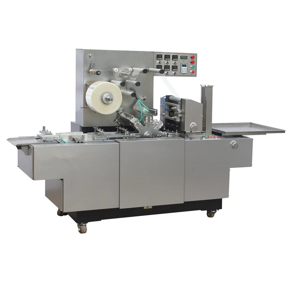 Bt-200 Automatic Biscuit Carton Box 3D Packing Machine BOPP Film Perfume Playing Card Cellophane Overwrapping Machine