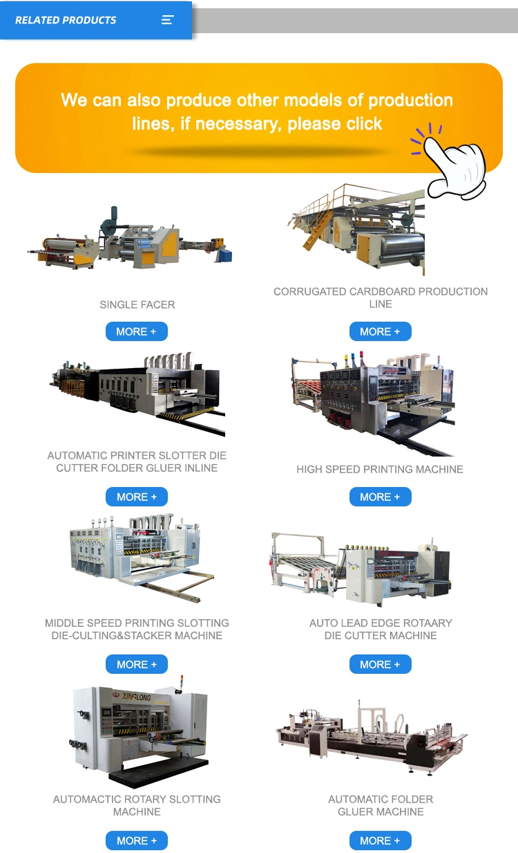 Automatic 6.6kw Corrugated Paper Board Card Carton Folder Gluing Machine