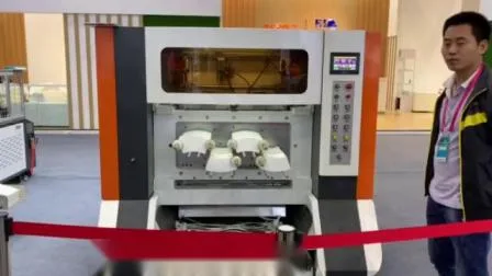 Máquina de corte e vinco popular automática de rolo de cartão de ventilador de copo de papel de alta velocidade